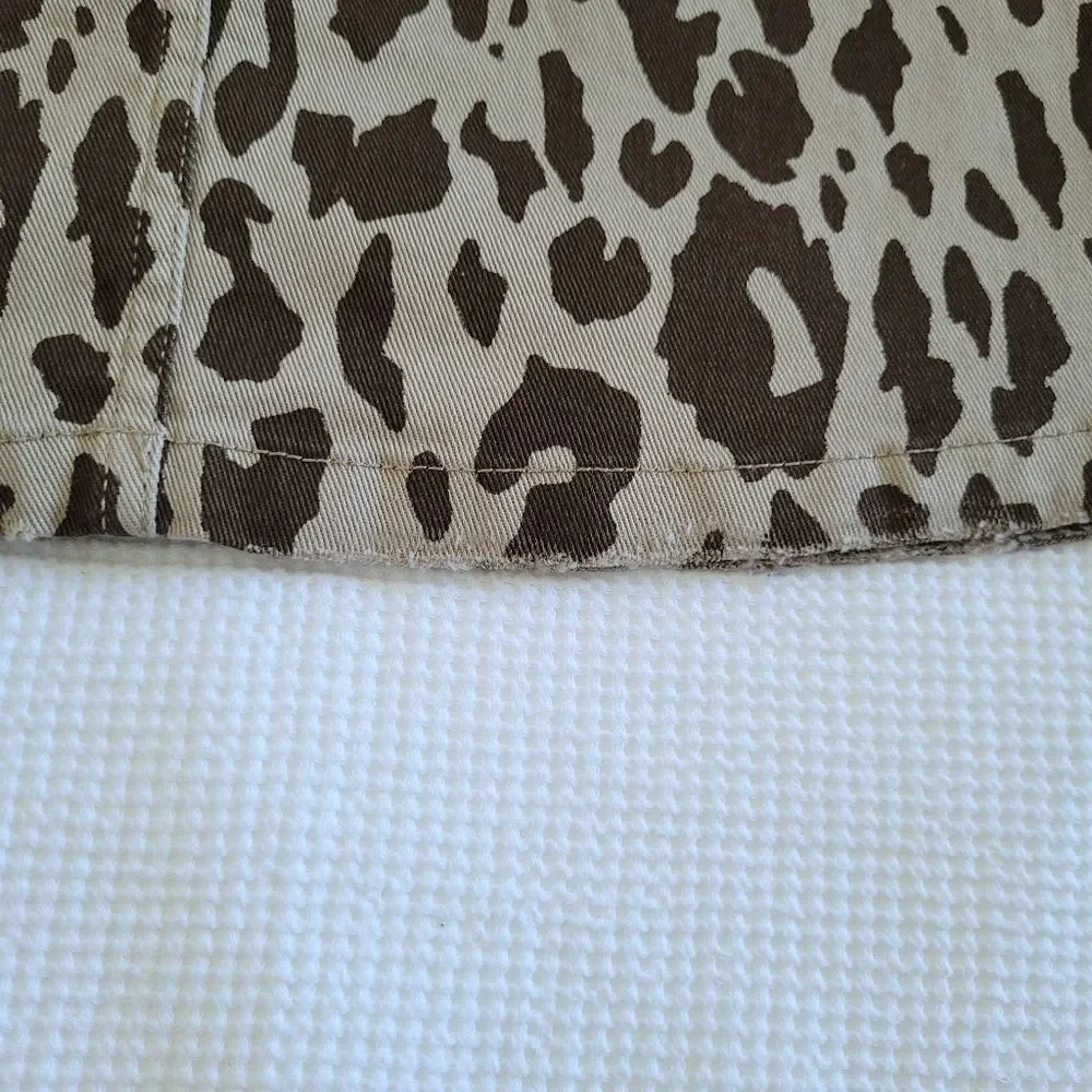 Kensie Jeans👖 Vintage Luxe Leopard🐆 Print Mini Skirt - NWT - Picture 12 of 16